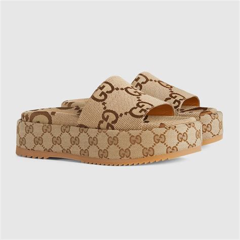 gucci slides with beads|Gucci platform slide sandals women.